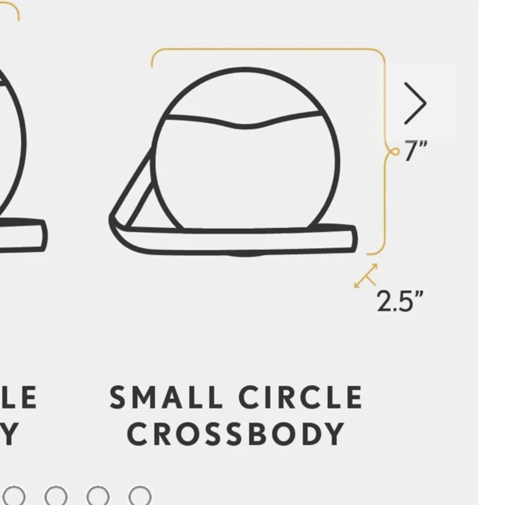 Portland Leather Round Crossbody in Deep Blue - Picture 7 of 7